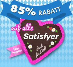 Eis.de: nur heute 85% Rabatt auf alle Satisfyer
