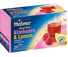 Meßmer Miami Vibes Himbeere & Lemon 20 Teebeutel für 1,32€ (Vergleich: 2,39€)