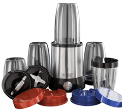 Russell Hobbs Mixer [Multifunktions- Standmixer] NutriBoost (inkl. 5 BPA-freie und spülmaschinengeeignete Behälter + Deckel, 22.000 U/min, 0.9 PS-Motor) für 45€
