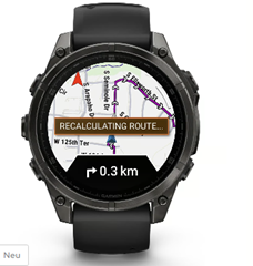 Garmin FENIX® 8 Touchscreen Smartwatch fenix® 8 AMOLED Sapphire „010-02904-21“ für 934,99€ (VG: 1.030€) + andere Modelle reduziert