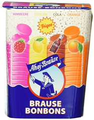Frigeo Ahoj-Brause, Die Klassiker: runde Brause-Bonbons in den vier Geschmacksrichtungen Zitrone, Orange, Himbeere und Cola, 1-er Pack (1 x 125 g) ab 83 Cent