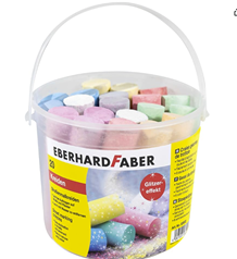 Eberhard Faber 526520 – Straßenkreide Glitzer 20er Eimer für 2,90€