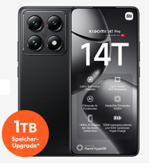 [Knaller] Xiaomi 14T Pro (1TB) für 79,95€ + Redmi Pad Pro gratis mit 35GB 5G/LTE Daten, SMS und Sprachflat im Vodafone Netz für 34,99€/Monat + 200€ Wechselbonus (Gigakombi möglich)