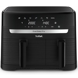 Heißluft-Fritteuse Tefal EY901N Dual Easy Fry Essential für 119€ (Vergleich: 143€)