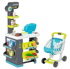 SMOBY Supermarkt mit Einkaufswagen und Kasse für 45,94€ (Vergleich: 63,04€)