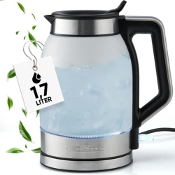 Proficook Glas-Wasserkocher 1,7 Liter, 2200 Watt für 16,10€ (VG: 24,95€)