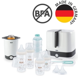 NUK Perfect Match Complete Feeding Set (Sterilisator, Flaschen, Wärmer, Bürste) für 99,99€ (VG: 145,99€)