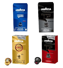 Lavazza Espresso Kapseln (Nespresso kompatibel) versch. Sorten für je 1,73€