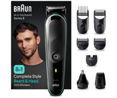 Braun All-In-One Bartpflege Bodygroomer Set, 8-in-1 Barttrimmer / Bartschneider für 29,99€ (VG: 37,27€)