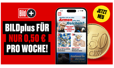 Bildplus für 50 Cent die Woche