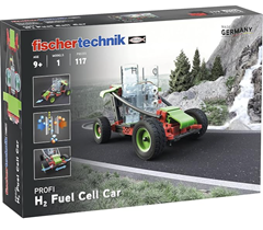 fischertechnik 559880 Profi H2 Fuel Cell Car – Bausatz für Kinder ab 9 Jahren, wasserstoffbetriebenes Fahrzeug zum Zusammenbauen, inkl. Motor & Brennstoffzelle für 54€