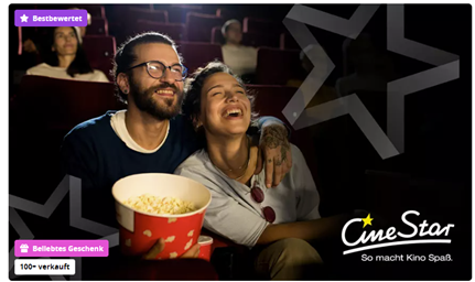 Groupon: CineStar Ticket Gutschein ab 6,30€/Ticket