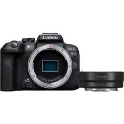 CANON EOS R10 Kit + RF-S 18-45mm STM Systemkamera mit Objektiv 18 – 45 mm, 7,5 cm Display Touchscreen, WLAN für 769€ (VG: 895€)