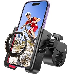 GEJIN Fahrrad, Scooter und Motorrad Handyhalterung (4,5 bis 7 Zoll) für 6,99€