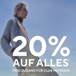 TomTailor: 20% Rabatt auf alle Artikel im Shop – nur für Club-Mitglieder (geht auch bei Neuanmeldung)