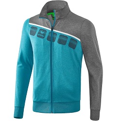 Herren Trainings Zip-Jacke Erima 5-C für 14,98€ (Vergleich: 21,70€)