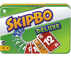 [Prime Day] Mattel Games Skip-BO Deluxe, in Metallbox für 16,47€ (VG: 22,77€)