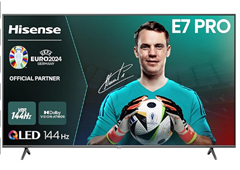 Hisense 55E7NQ Pro 139 cm (55 Zoll) Fernseher, 4K UHD, QLED, Smart TV für 458,15€ (VG: 599,80€)
