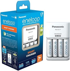 [Prime Day] eneloop Smart Ladegerät für 1-4 AA/AAA NI-MH Akkus inklusive 4 eneloop AA Akkus (2.000 mAh) für 20,95€ (Vergleich: 29,99€)