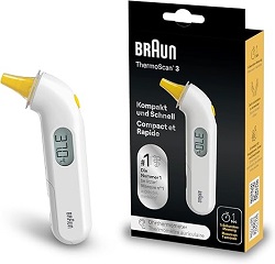 [Prime Day] Ohrthermometer Braun IRT 3030 ThermoScan 3 für 16,99€ (Vergleich: 22,35€)