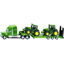[Prime Day] 1:87 siku Tieflader mit zwei John Deere Traktoren (1837) für 11,99€ (Vergleich: 21,99€)