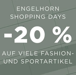 Engelhorn: 20% Rabatt auf viele Fashion- und Sportartikel
