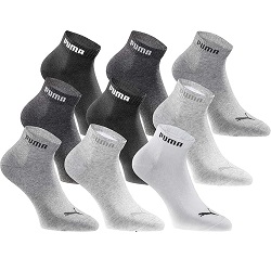 [Prime Day] 18 Paar Damen und Herren Puma Quartersocken für 24,99€ (Vergleich: 35,99€)