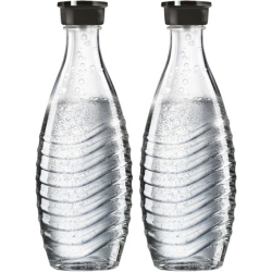 [Prime Day] 2er Pack SodaStream 0,8L Crystal Glaskaraffe, Kompatibel mit Crystal & Penguin, Spülmaschinenfest für 13,48€ (VG: 17,48