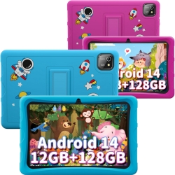 BESTTAB Tablet 10 Zoll Kinder Tablet (Octa-Core, 12GB Ram, 128GB + Erweiterbarer Speicher, 5100 mAh, WiFi6, Bluetooth) für 89,99€