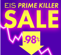 Eis.de: Prime Killer mit bis zu 98% Rabatt auf die UVP