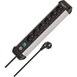 Brennenstuhl Premium-Alu-Line Steckdosenleiste, 6-Fach mit Schalter und 3m Kabel für 15,06€ (VG: 21,48€)