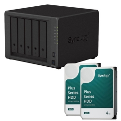 Synology DiskStation DS1522+ 5 Einschübe NAS-Server Leergehäuse + 8 TB Synology Plus (2x 4TB) Festplatten für 903,99€ (VG: 1234,68€)