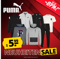 SportSpar: Puma Neuheiten Sale mit Artikeln ab 5,99€
