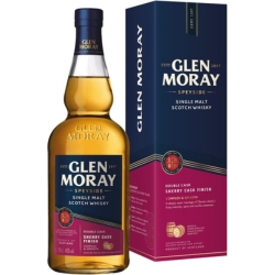 Glen Moray Sherry Cask Finish – schottischer Single Malt Whisky aus der Speyside 0,7l, 40% für 20,80€ (VG: 24,63€)