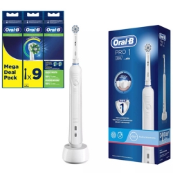 Oral-B Pro 1-200 SensiUltraThin Zahnbürste + 9 Ersatzbürsten für 44€ (VG: 60,93€)