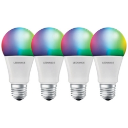 4er Pack LEDVANCE Smart+ E27 LED Lampen RGB, Bluetooth für 15,28€ (VG: 23,87€)