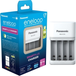 eneloop SmartPlus Ladegerät, für 1-4 AA/AAA NI-MH Akkus für 16,73€ (VG: 21,49€)
