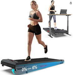 Cardirun Treadmill Laufband für Zuhause, Untertisch Laufband mit Neigung 2,5PS für 135,99€