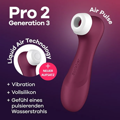 [nur heute und morgen] Satisfyer ‚Pro 2 Generation 3‘, 16,5 cm für 0€ bei 39,95€ Mindestbestellwert (Vergleich: 33,88€)