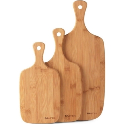3-teiliges Salter Bambus Schneidebretter Set – 30/35/45cm für 10,48€ (VG: 16,99€)
