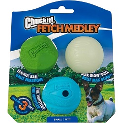 3er Set Chuckit! Fetch Medley Bälle für 15,13€ (Vergleich: 20,40€)