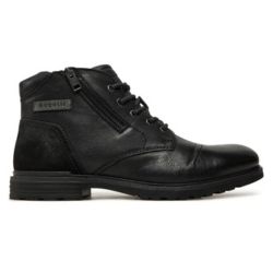 Bugatti Leder-Schnürschuhe in Schwarz für 71,25€ (VG: 109,95€)