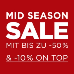 Engelhorn: Mid-Season Sale bis zu 50% Rabatt + 10% Extra-Rabatt