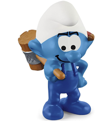 schleich 20832 Handwerker Schlumpf, für Kinder ab 3+ Jahren für 2,40€
