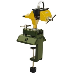 Proxxon Feinmechanikerschraubstock FMZ (drehbar, schwenkbar, 75 mm Backen mit Schutzüberzug, Spannweite 70 mm) für 22,81€ (VG: 34,95€)