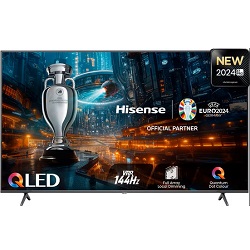 55 Zoll 4k UHD QLED Fernseher Hisense 55E77NQ für 455,44€ (Vergleich: 520€)