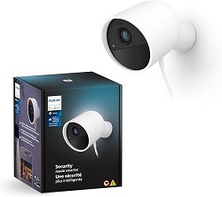 Kabelgebundene Smart Home Überwachungskamera Philips Hue Secure für 109,24€ (Vergleich: 139,47€)