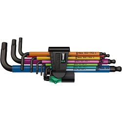 9-teiliger Wera Winkelschlüsselsatz 950/9 Hex-Plus Multicolour für 24,99€ (Vergleich: 28,36€)