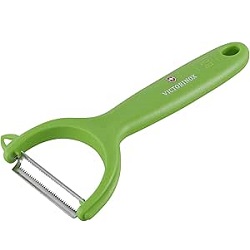 Zweischneidiger Victorinox Sparschäler mit Zackenschliff für 3,49€ (Vergleich: 8,85€)
