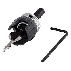 Wolfcraft Vorbohrer mit Senker und Tiefenstopp (2544000) für 6,68€ (Vergleich: 11,18€)